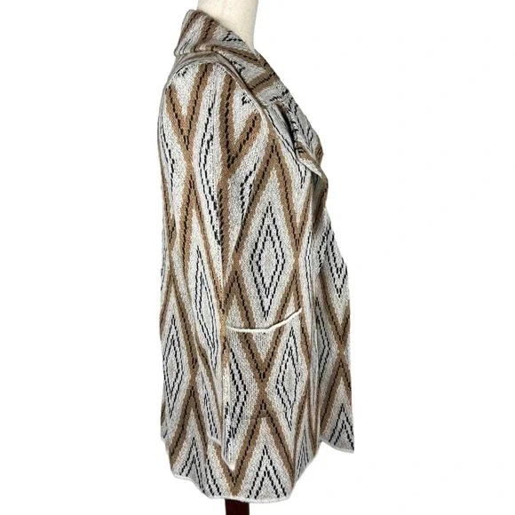 BY DESIGN Rocco Plaid Blazer Cardigan Women's Small - Picture 11 of 16